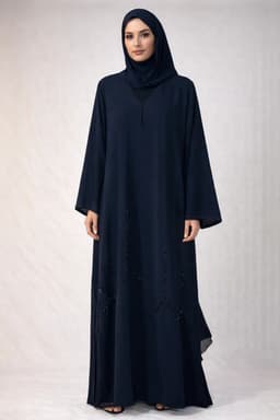 Elara Black Abaya 56 Black