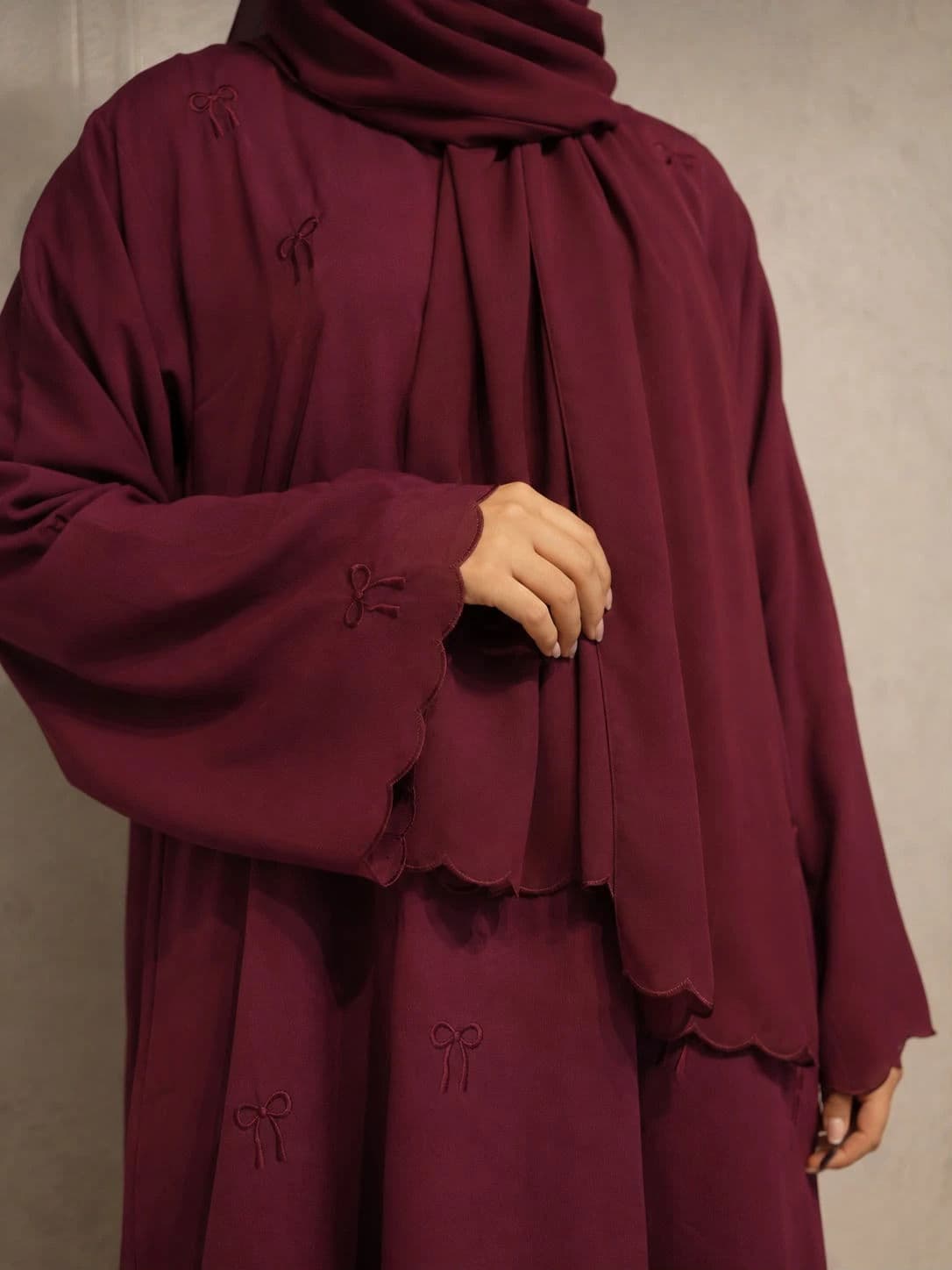 The Bow Skirt Abaya