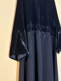 Uroosa Abaya 56 Black